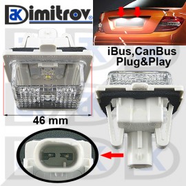 LED плафон осветление заден номер Mercedes C-Class E-class CL-class S-class